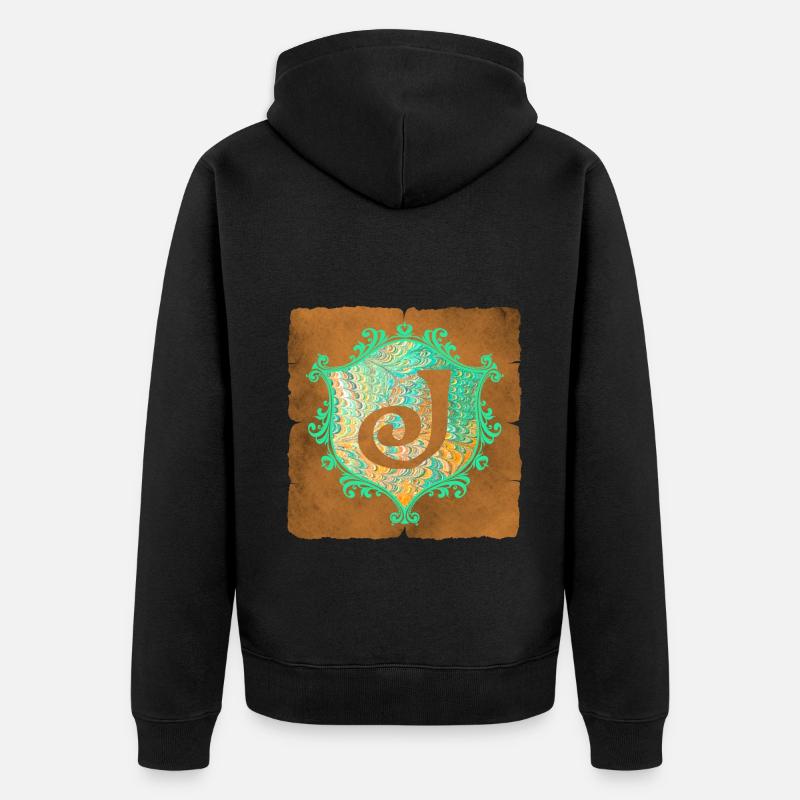 E 36 j - Veste à capuche bio Premium Unisexe - noir