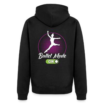 Ballet Danse Ballet Filles Ballet Danse - Veste à capuche bio Premium Unisexe - noir - Dos - Nico (187cm)