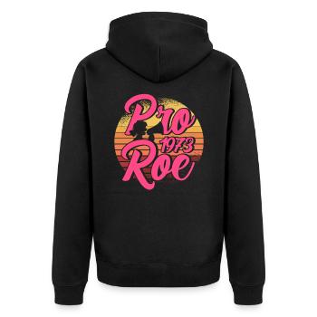 Égalité des sexes Égalité des sexes - Veste à capuche bio Premium Unisexe - noir - Dos - Nico (187cm)