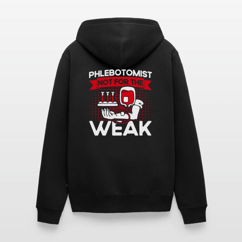 Blood sampling Phlebotomy Laboratory Phlebotomist Geschen Unisex Premium Organic Zip Hoodie