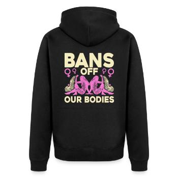 Égalité des sexes Feminism Rec - Veste à capuche bio Premium Unisexe - noir - Dos - Nico (187cm)
