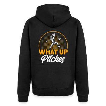 Qu’est-ce que ci-dessus Pitches Cadeau d’escalade - Veste à capuche bio Premium Unisexe - noir - Dos - Nico (187cm)