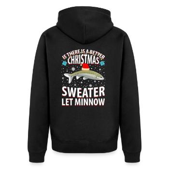 S’il y a un meilleur pull de Noël, laissez Minnow - Veste à capuche bio Premium Unisexe - noir - Dos - Nico (187cm)