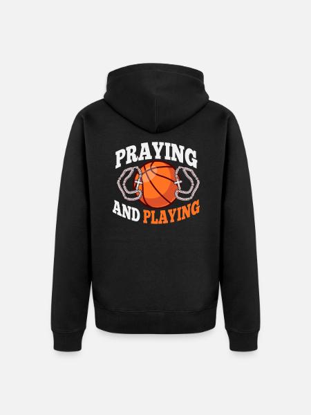 Religious - Unisex Premium Organic Zip Hoodie - black