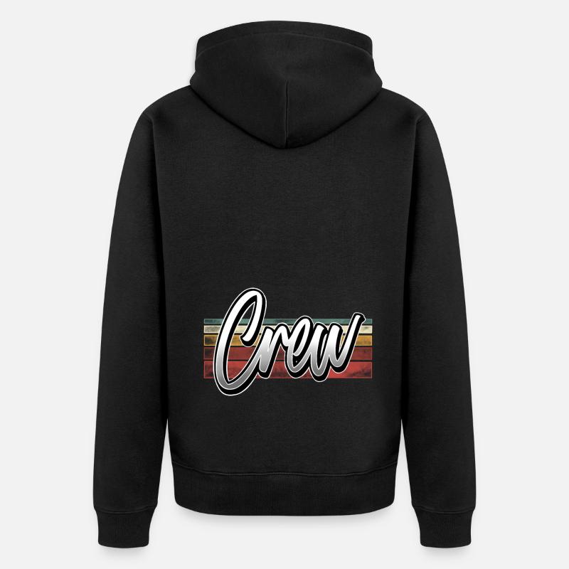 Équipage - Veste à capuche bio Premium Unisexe - noir