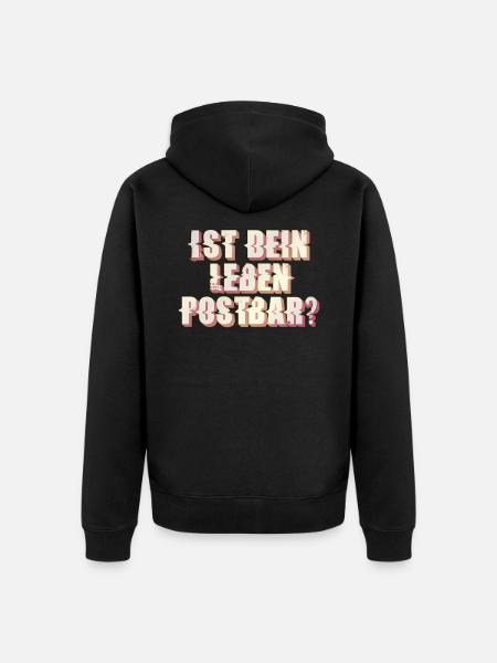 Instalife - Unisex Premium Bio Zip Hoodie - Schwarz