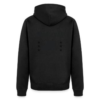 Je Peux Pas J'ai Cheval | fan de cheval - Veste à capuche bio Premium Unisexe - noir - Dos - Nico (187cm)