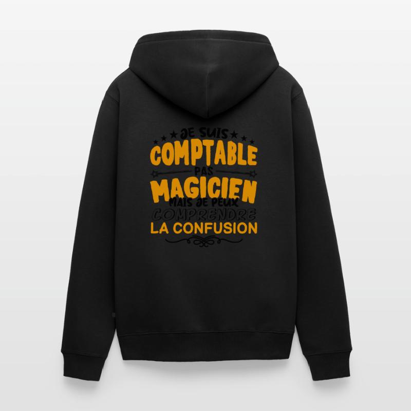 Comptable pas Magicien | le Meilleur Comptable ca Veste à capuche bio Premium Unisexe