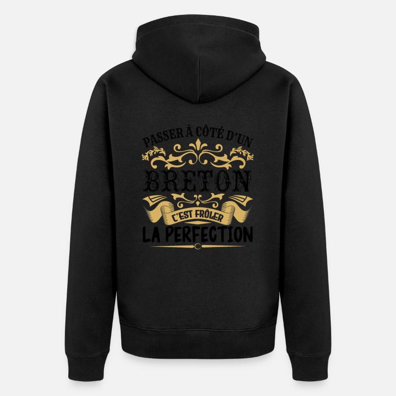 Breton | le Meilleur cadeau Breton - Veste à capuche bio Premium Unisexe - undefined