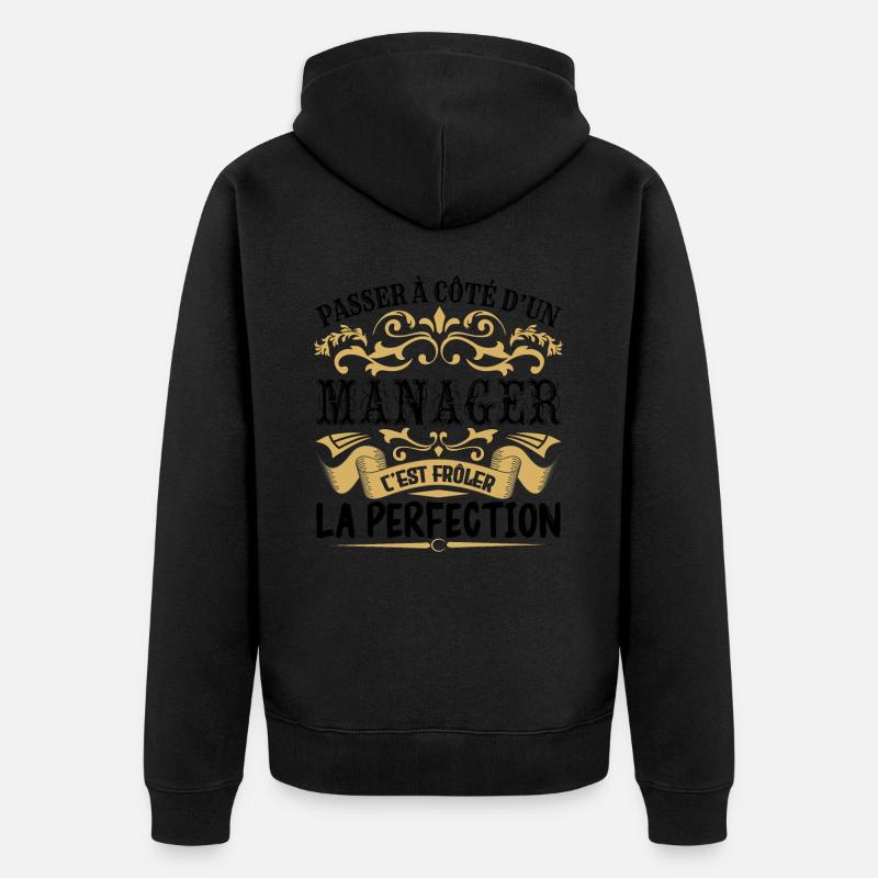 Manager | le Meilleur cadeau Manager - Veste à capuche bio Premium Unisexe - undefined