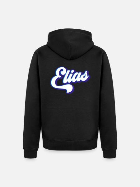 Élie | Couleurs changeantes - Veste à capuche bio Premium Unisexe - noir