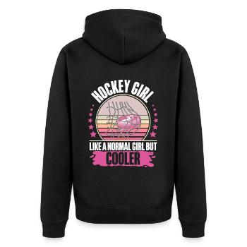 Eishockey Hockey sur glace - Veste à capuche bio Premium Unisexe - noir - Dos - Nico (187cm)