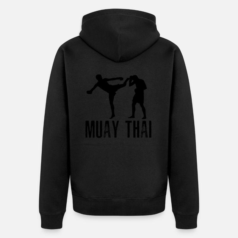 Muay Thaï - Veste à capuche bio Premium Unisexe - undefined
