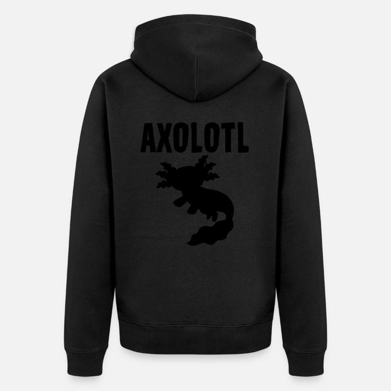axolotl - Veste à capuche bio Premium Unisexe - undefined