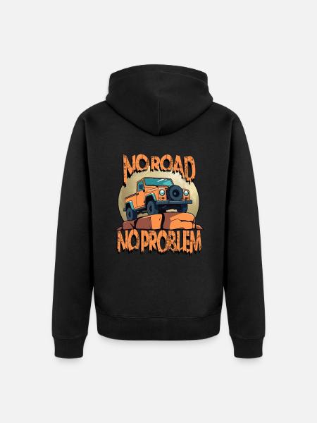 Off-Road Vehicle Driver - Unisex Premium Organic Zip Hoodie - black