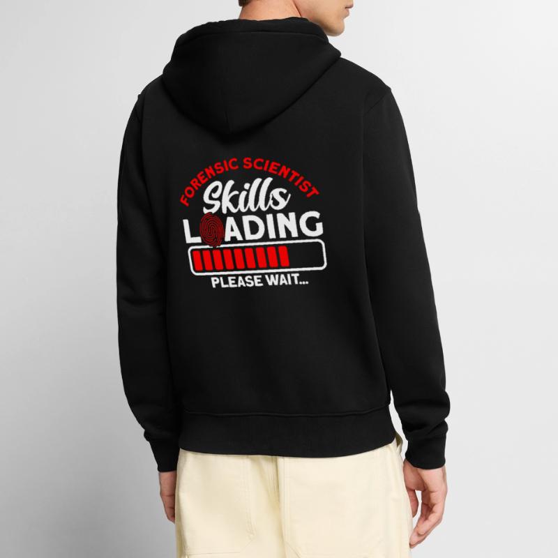 Skills Loading Please wait Forensic Science Unisex Premium Organic Zip Hoodie