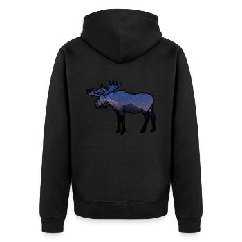 Orignal 1 - Veste à capuche bio Premium Unisexe - noir - Dos - Nico (187cm)