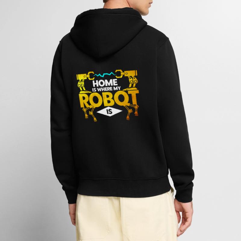 Robotics Engineer Teacher Technology Gift Unisex Premium Organic Zip Hoodie