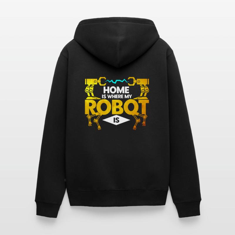 Robotics Engineer Teacher Technology Gift Unisex Premium Organic Zip Hoodie