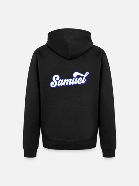 Samuel Couleurs changeantes - Veste à capuche bio Premium Unisexe - noir