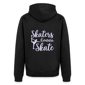 Patinage Patins Va Patiner - Veste à capuche bio Premium Unisexe - noir - Dos - Nico (187cm)
