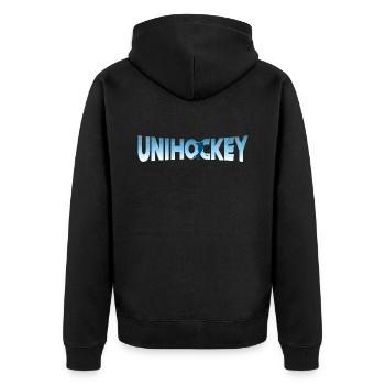 Floorball - Veste à capuche bio Premium Unisexe - noir - Dos - Nico (187cm)
