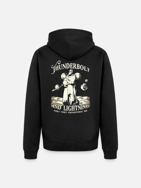 Thunderbolt and Lightning - Unisex Premium Bio Zip Hoodie - Schwarz