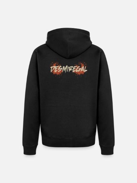 desmiregal splat - Unisex Premium Bio Zip Hoodie - Schwarz