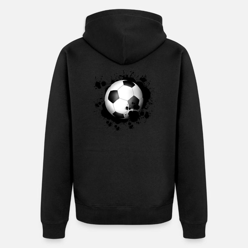 Football - Veste à capuche bio Premium Unisexe - noir