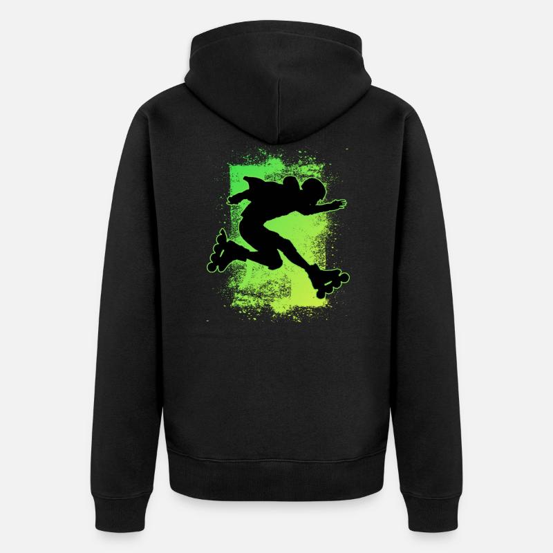 Rollerblades Rollerblades - Unisex Premium Bio Zip Hoodie - Schwarz