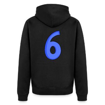 6 - Veste à capuche bio Premium Unisexe - noir - Dos - Nico (187cm)