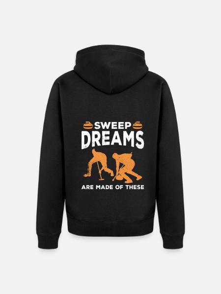 Curling Sport Curling - Unisex Premium Organic Zip Hoodie - black