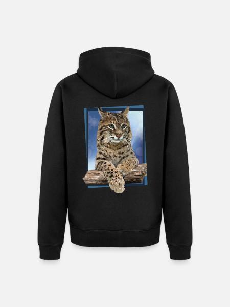 Lynx - Veste à capuche bio Premium Unisexe - noir