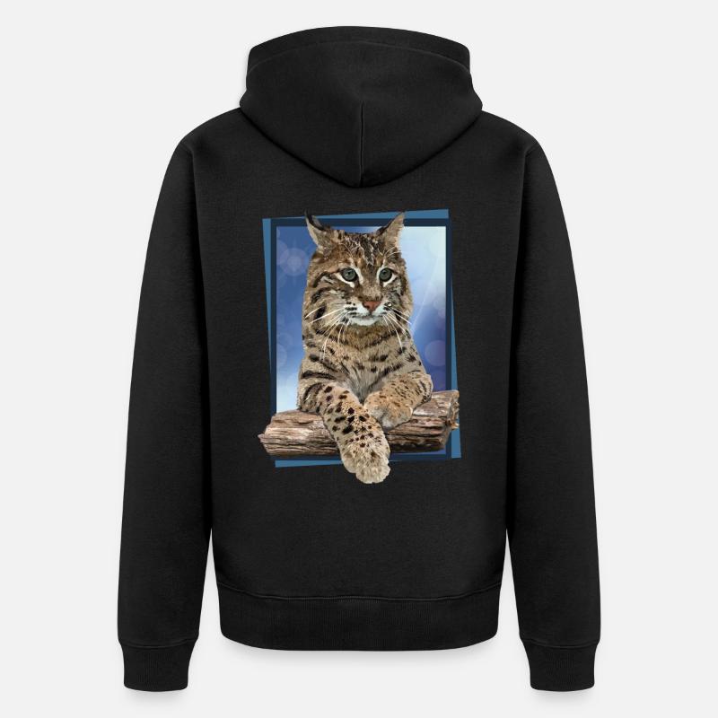 Lynx - Veste à capuche bio Premium Unisexe - noir