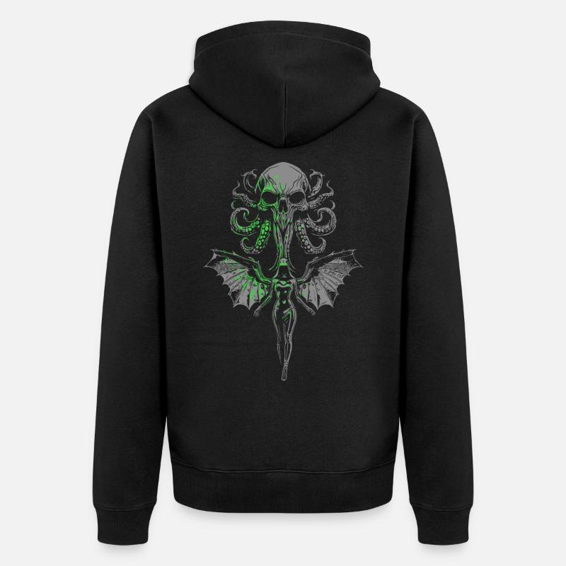 Ange déchu - Veste à capuche bio Premium Unisexe - noir