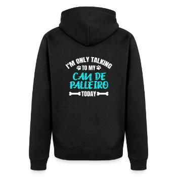 Can de Palleiro - Veste à capuche bio Premium Unisexe - noir - Dos - Nico (187cm)