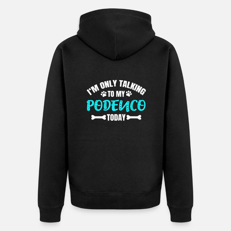 Podenco - Veste à capuche bio Premium Unisexe - noir