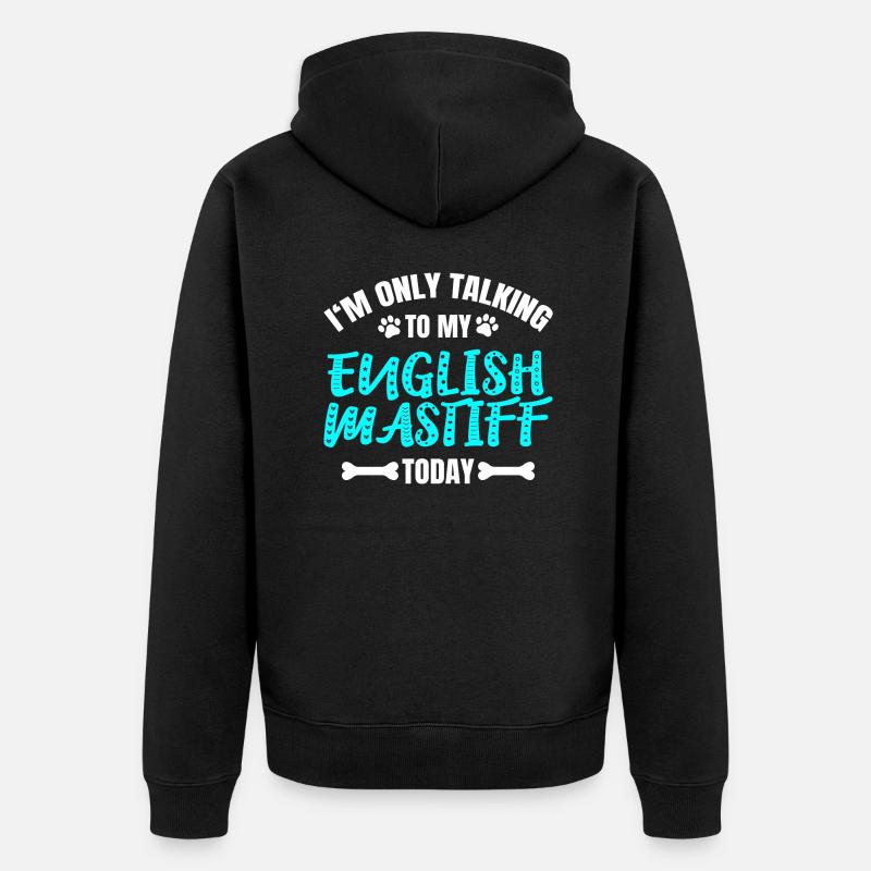 Deutsch Mastiff - Veste à capuche bio Premium Unisexe - noir