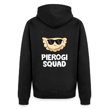 Pierogi Effectif Pologne Pierogi - Veste à capuche bio Premium Unisexe - noir - Dos - Nico (187cm)