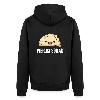 Pierogi Effectif Pologne Pierogi - Veste à capuche bio Premium Unisexe - noir - Dos - Nico (187cm)
