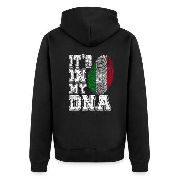 DNA Italie - Veste à capuche bio Premium Unisexe - noir - Dos - Nico (187cm)