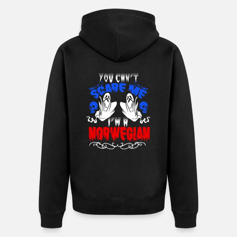 Peur norvégienne - Veste à capuche bio Premium Unisexe - noir