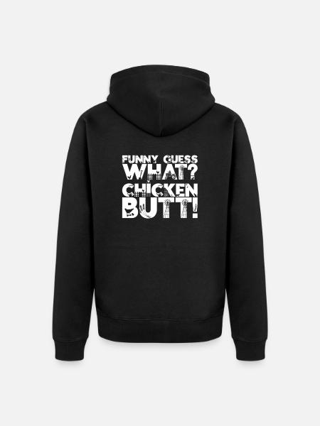 front 44891611159219097 - Unisex Premium Organic Zip Hoodie - black