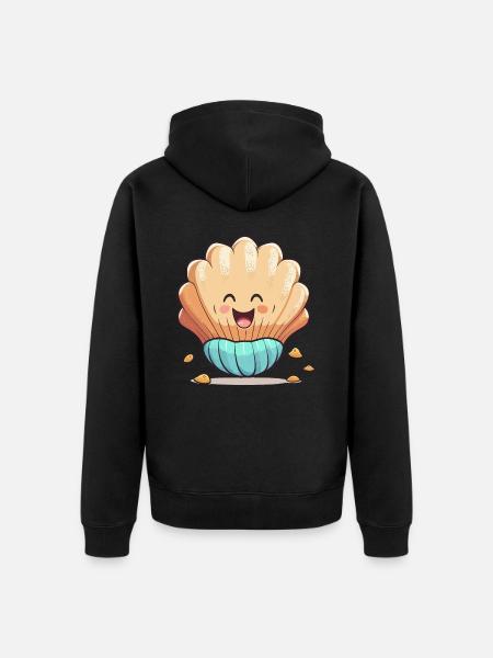 Making Waves - Unisex Premium Organic Zip Hoodie - black