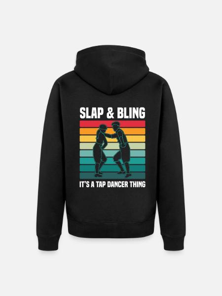 Stepptanz - Unisex Premium Bio Zip Hoodie - Schwarz