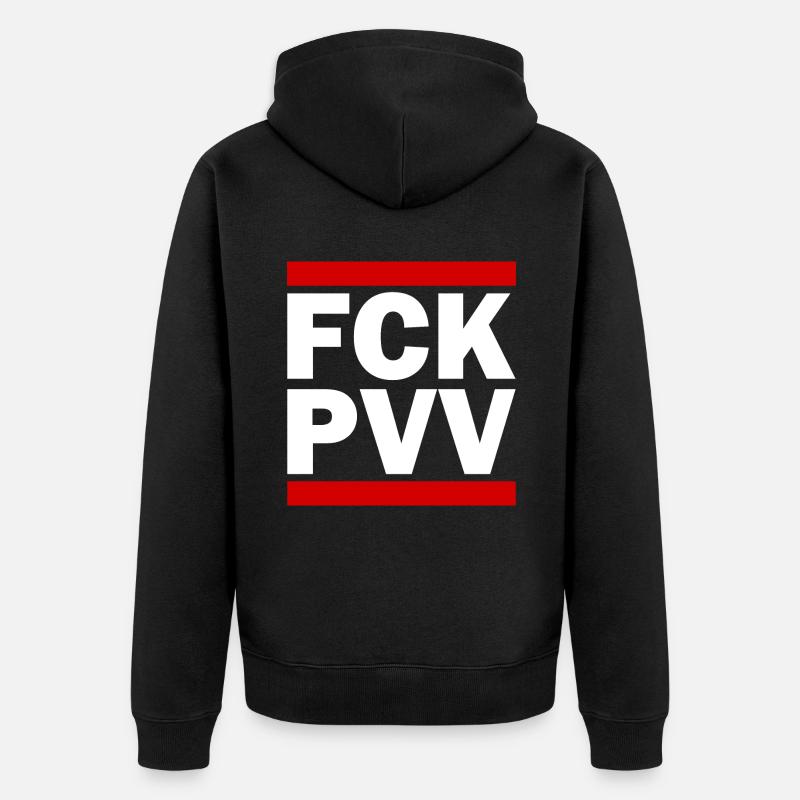 Fck pvv - Veste à capuche bio Premium Unisexe - noir