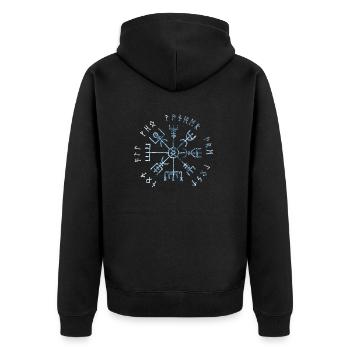 Vegvisir - Viking Compass Gift Best-seller - Veste à capuche bio Premium Unisexe - noir - Dos - Nico (187cm)