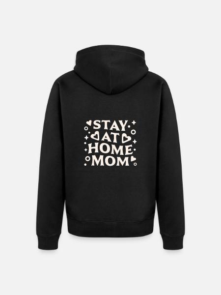 Hausfrau - Unisex Premium Bio Zip Hoodie - Schwarz