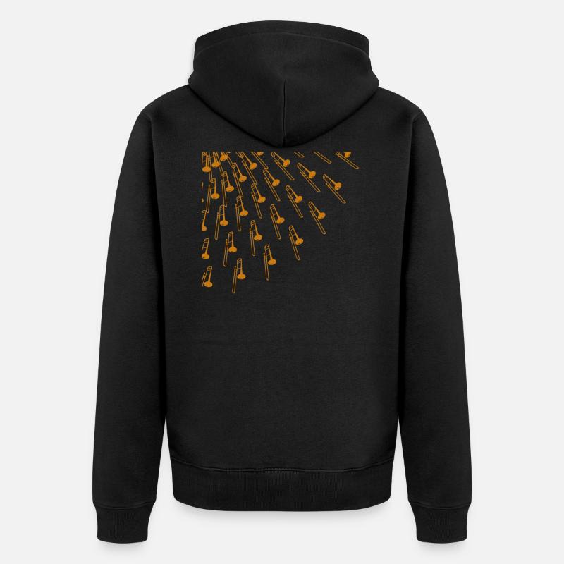trombone - Veste à capuche bio Premium Unisexe - noir