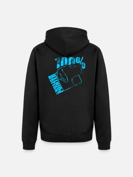 ENGLISH POINTER 100 - Unisex Premium Organic Zip Hoodie - black